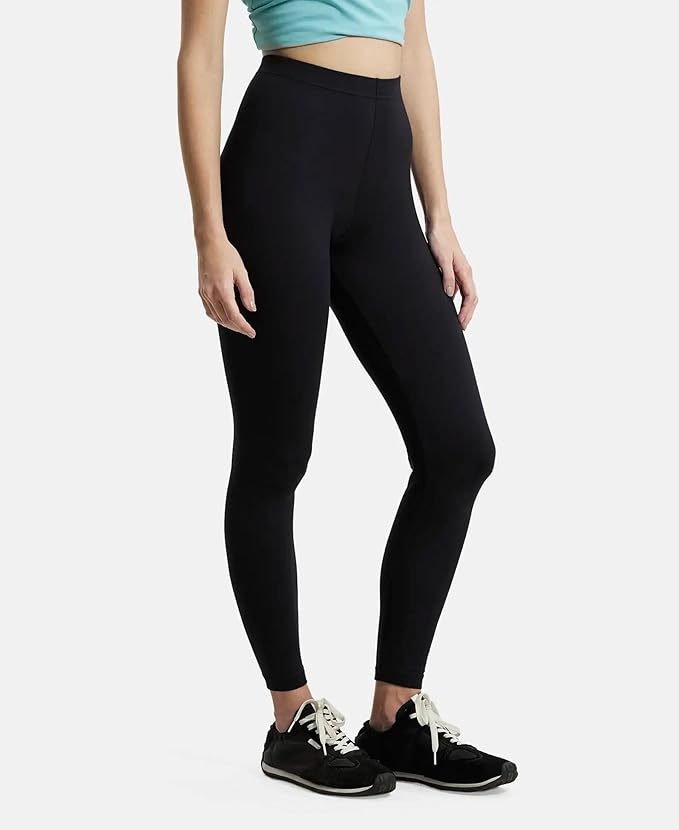 Cotton Leggings - Black
